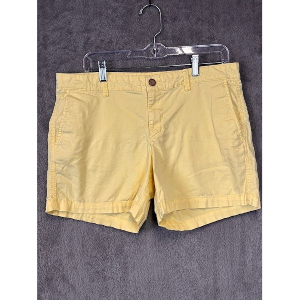 Khakis by Gap Girlfriend 5‎ inch Short Yellow Chino Shorts Womens Size 10/30